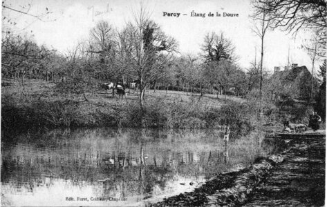 bassin versant de la Sienne et fleuves côtiers du SAGE COC, percy étang de la douve