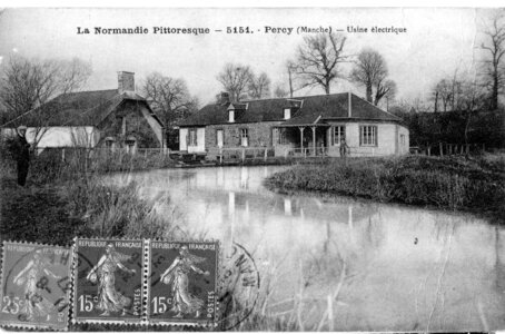 bassin versant de la Sienne et fleuves côtiers du SAGE COC, percy usine électrique