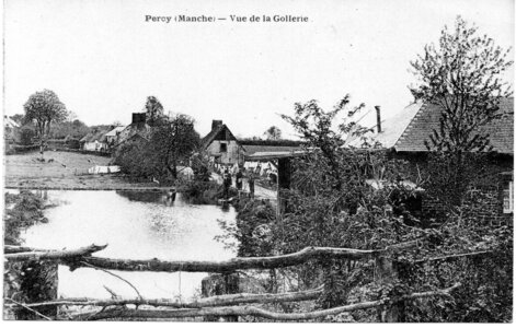 bassin versant de la Sienne et fleuves côtiers du SAGE COC, percy vue de la gollerie