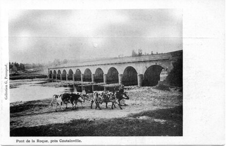 bassin versant de la Sienne et fleuves côtiers du SAGE COC, pont de la roque près coutainville