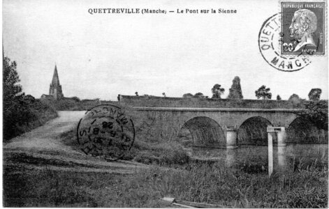 bassin versant de la Sienne et fleuves côtiers du SAGE COC, quettreville sur sienne le pont sur la Sienne  2 