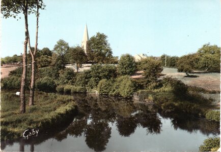 bassin versant de la Sienne et fleuves côtiers du SAGE COC, quettreville sur sienne les bords de la sienne et l’église