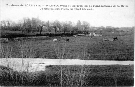 bassin versant de la Sienne et fleuves côtiers du SAGE COC, saint lo d’ourville prairie de l’embouchure de la grise