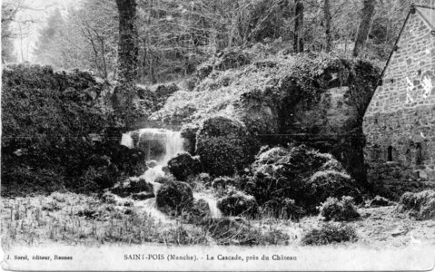 bassin versant de la Sienne et fleuves côtiers du SAGE COC, saint pois la cascade près du château