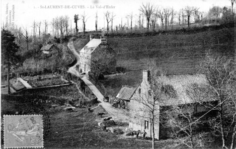 bassin versant de la Sienne et fleuves côtiers du SAGE COC, saint-laurent-de-cuves le val d’enfer