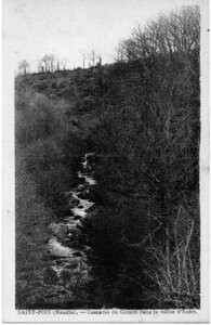bassin versant de la Sienne et fleuves côtiers du SAGE COC, saint-pois cascades du glénon dans la vallée d’enfer