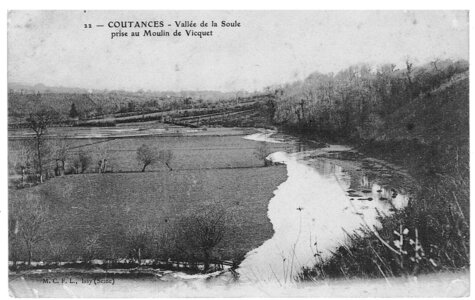 bassin versant de la Sienne et fleuves côtiers du SAGE COC, vallée de la soulle moulin de vicquet