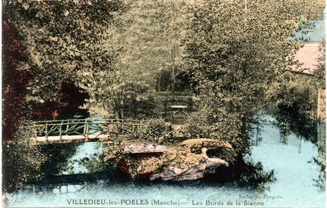 bassin versant de la Sienne et fleuves côtiers du SAGE COC, villedieu les poêles les bords de la sienne  3 