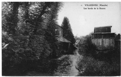 bassin versant de la Sienne et fleuves côtiers du SAGE COC, Villedieu les poêles les bords de la Sienne  4 