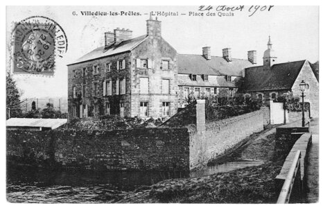 bassin versant de la Sienne et fleuves côtiers du SAGE COC, villedieu les poêles l’hopital place des quais