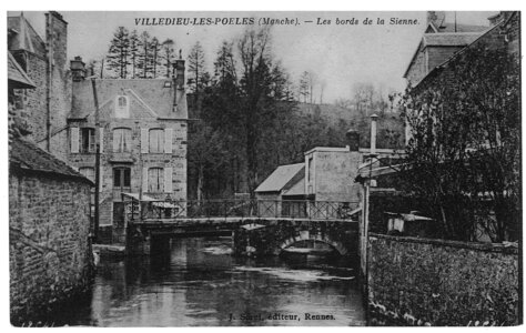 bassin versant de la Sienne et fleuves côtiers du SAGE COC, villedieu les poêles pont de pierre