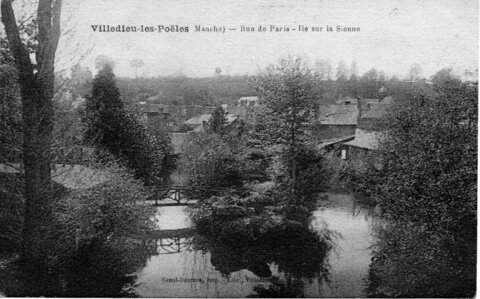 bassin versant de la Sienne et fleuves côtiers du SAGE COC, villedieu les poêles rue de paris ile sur la sienne