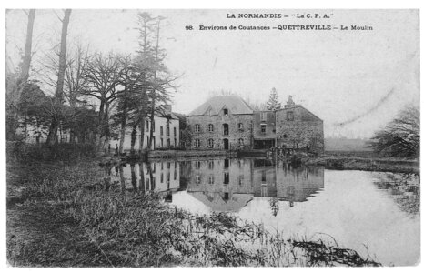 bassin versant de la Sienne et fleuves côtiers du SAGE COC, villedieu les poëles vue sur la sienne