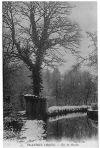 bassin versant de la Sienne et fleuves côtiers du SAGE COC, villeieu les poêles bief du moulin