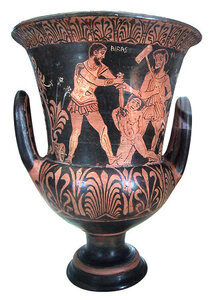 Logos, vase