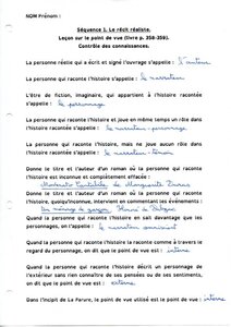Classeur Témoin 4ème, 1.1.2_Sequence1Seance2_PointsDeVue_Page3_Evaluation