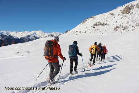 Séjour raquettes à Larche (1er jour), Séjour raquettes à Larche Plateau de Mallemort 015