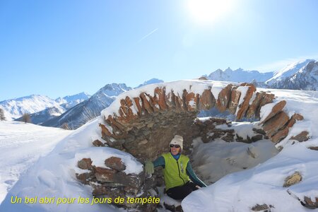 Séjour raquettes à Larche (1er jour), Séjour raquettes à Larche Plateau de Mallemort 018