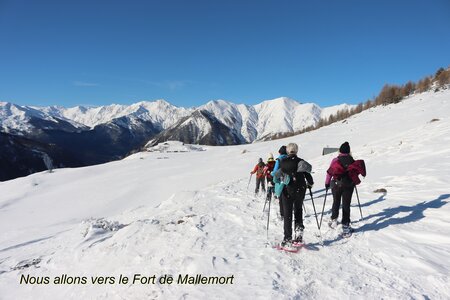 Séjour raquettes à Larche (1er jour), Séjour raquettes à Larche Plateau de Mallemort 022