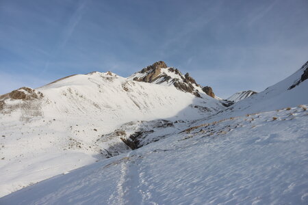Séjour raquettes à Larche 2eme jour, Séjour raquettes à Larche Col de Roburent 004