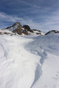 Séjour raquettes à Larche 2eme jour, Séjour raquettes à Larche Col de Roburent 024
