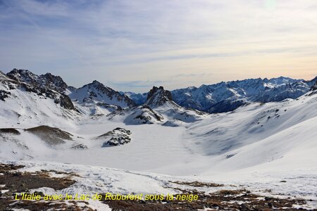 Séjour raquettes à Larche 2eme jour, Séjour raquettes à Larche Col de Roburent 029