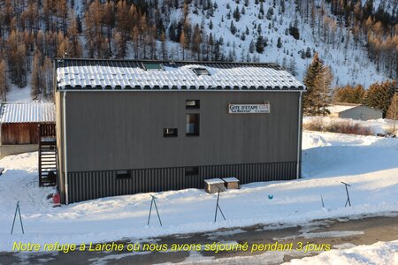 Séjour raquettes à Larche 3eme jour, Séjour raquettes à Larche Vallon de Lauzanier 001