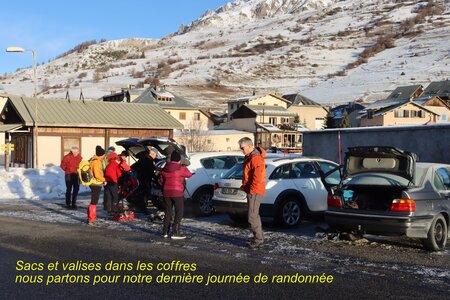 Séjour raquettes à Larche 3eme jour, Séjour raquettes à Larche Vallon de Lauzanier 002