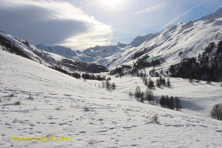 Séjour raquettes à Larche 3eme jour, Séjour raquettes à Larche Vallon de Lauzanier 044