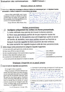 Classeur Témoin 4ème, 4.1.3_Grammaire_Evaluation_1