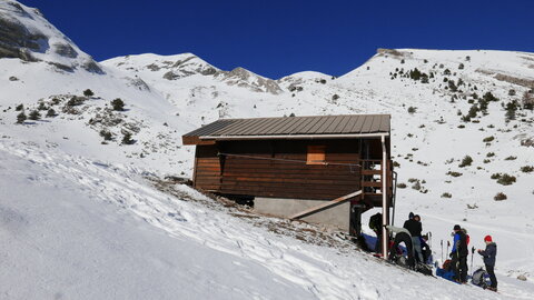Cabane de la Rama depuis le col du Festre, P1230432