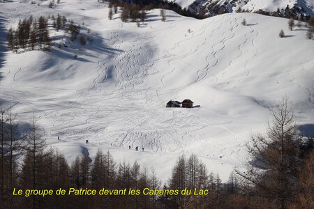 Raquettes au Lac de Ste Marguerite, Lac de Sainte Marguerite. 031