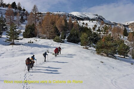 Raquettes au dessus du Col du Festre, Rando raquettes au Col du Festre 005