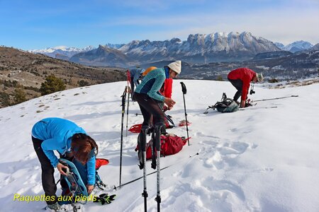 Raquettes au dessus du Col du Festre, Rando raquettes au Col du Festre 009