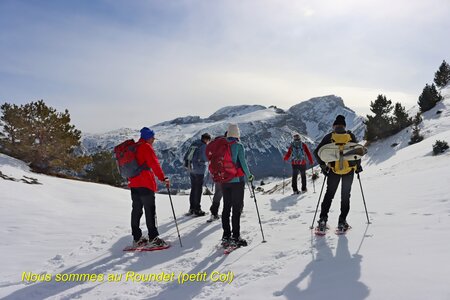 Raquettes au dessus du Col du Festre, Rando raquettes au Col du Festre 011