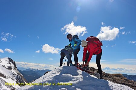 Raquettes au dessus du Col du Festre, Rando raquettes au Col du Festre 030