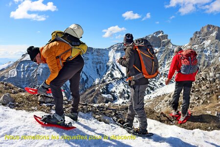 Raquettes au dessus du Col du Festre, Rando raquettes au Col du Festre 032