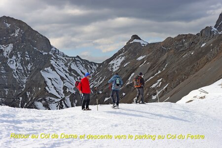 Raquettes au dessus du Col du Festre, Rando raquettes au Col du Festre 049