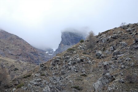 Refuge du Tourrond avec vue sur les bouquetins le 20 avril 2023, DSC_0114