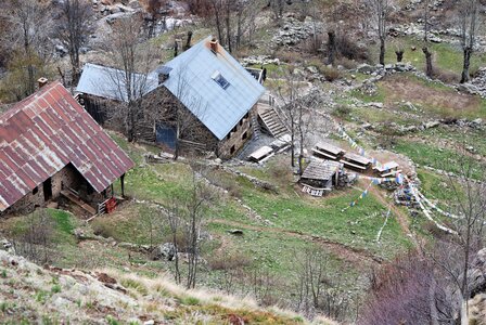 Refuge du Tourrond avec vue sur les bouquetins le 20 avril 2023, DSC_0127
