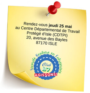 Club SRE 87, Confirmation mail 25 mai bis