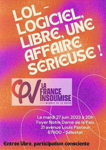 PatrickPublic, AfficheLOL_270623