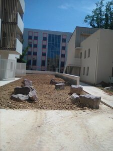 chantier KOSMO le 23-06-2023, espace entre bât. C et D