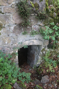 20230623Tranchées Sud du Hartmannswillerkopf _ Wattwiller, IMG_5016_Tranchée de la Suisse Lippique, abri du « compartiment des obusiers »