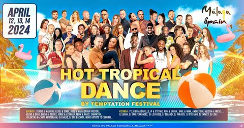 Festivals_Affiches, Avril_Hot Tropical Dance Málaga