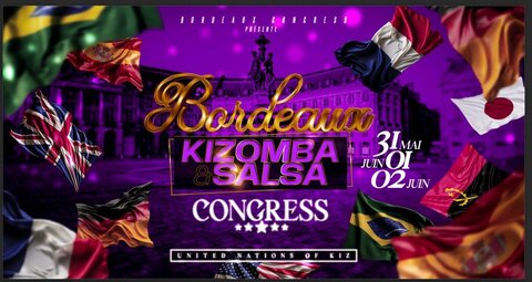 Festivals_Affiches, juin_Bordeaux Kizomba & Salsa Congress 2024