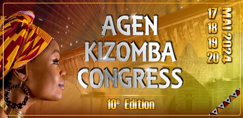 Festivals_Affiches, mai_AKC 2024 - 10ème Edition - Agen Kizomba Congress
