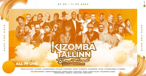 Festivals_Affiches, mars_KIZOMBA TALLINN FESTIVAL 2K24  Official Event 