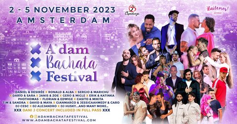 Festivals_Affiches, nov_Adam Bachata Festival 2023