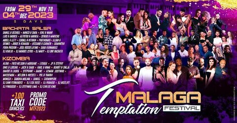Festivals_Affiches, Nov_Málaga Temptation Festival  Golden edition 